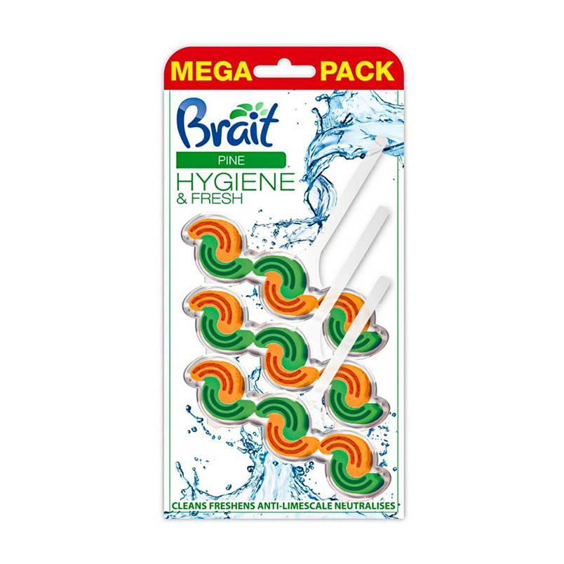 Туалетний блок Brait Pine, 3*45 г